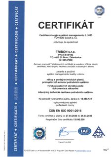 Certifikat | Certifikace ISO